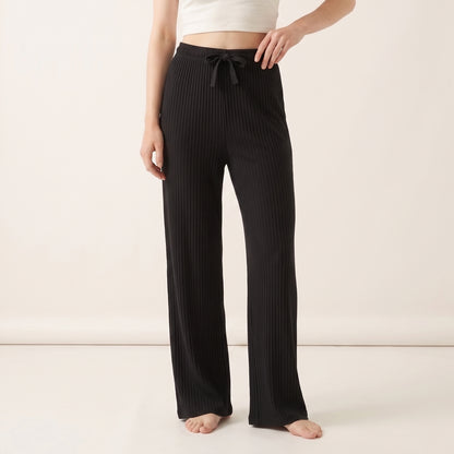 Kadın Tek Beden (S-XXL) Fitilli Raporlu Eşofman, Gündelik Pijama