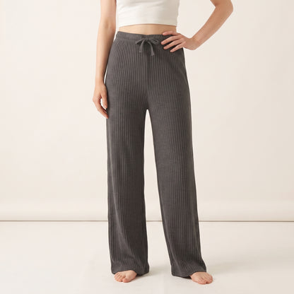 Kadın Tek Beden (S-XXL) Fitilli Raporlu Eşofman, Gündelik Pijama