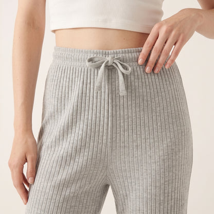 Kadın Tek Beden (S-XXL) Fitilli Raporlu Eşofman, Gündelik Pijama